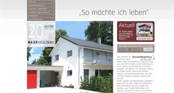 Desktop Screenshot of holzbau-maier.de